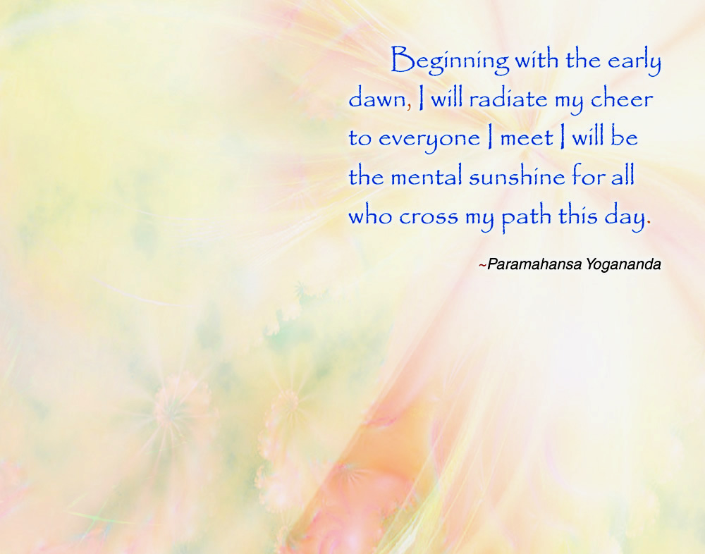Yogananda mental sunshine wallpaper